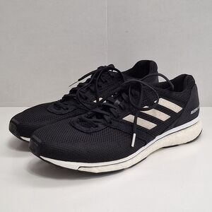 Adidas Shoes Mens 10.5 Athletic Trainer Adizero Adios 4 Running Sneaker Black